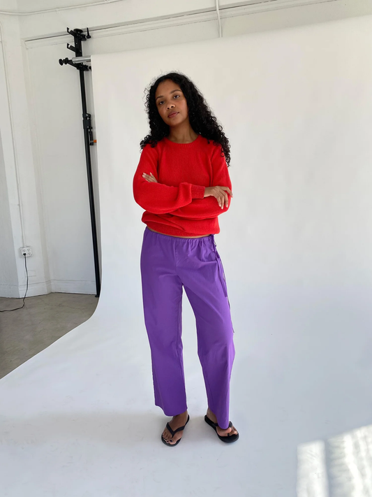 PRE ORDER: Tie Pants - Purple