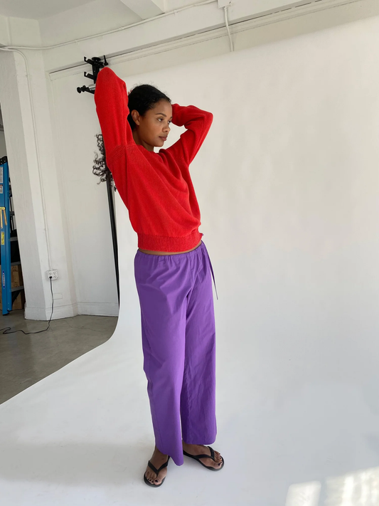 PRE ORDER: Tie Pants - Purple