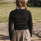 Tier Cardigan Recycled Cashmere - Black