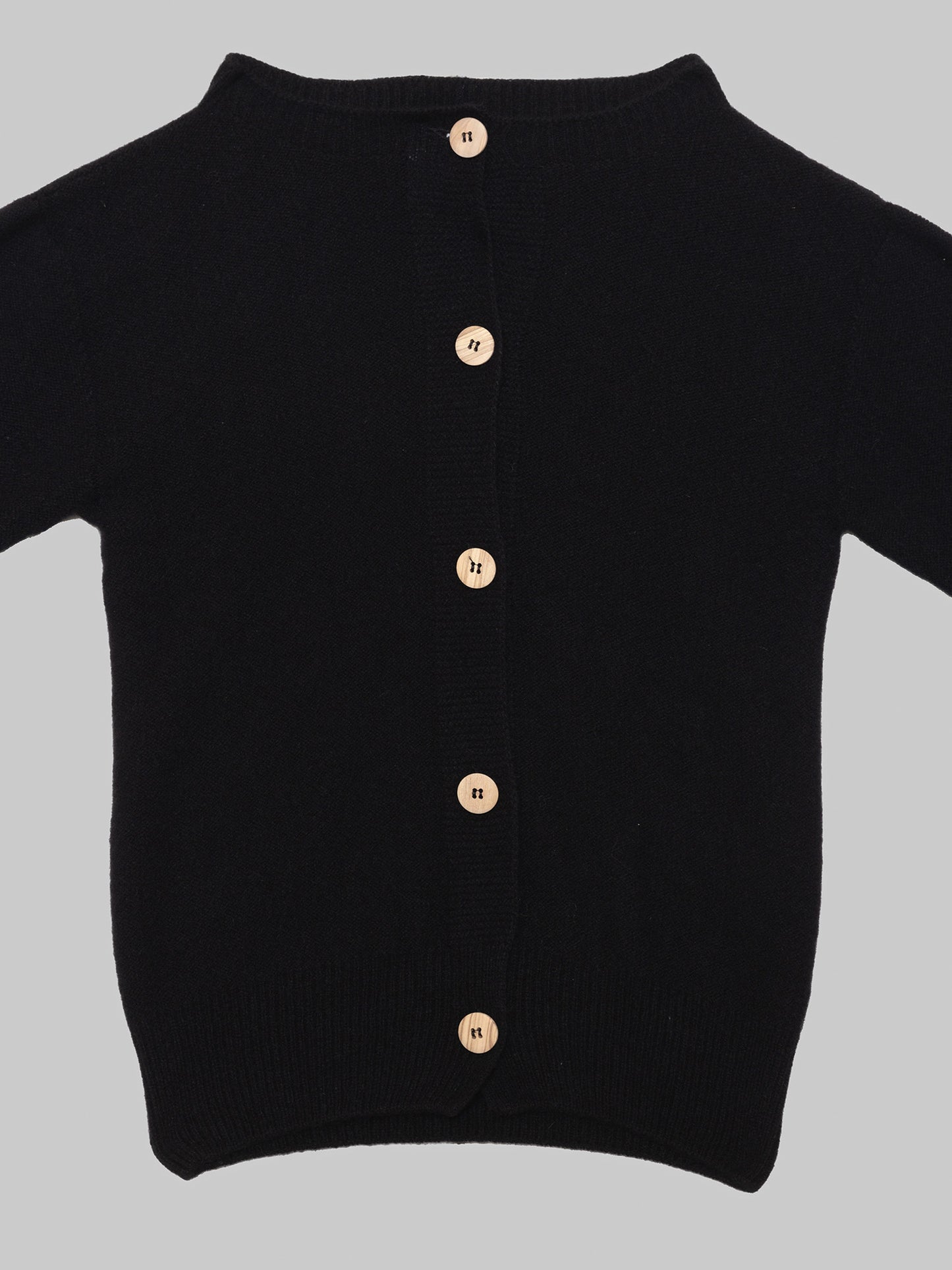 Tier Cardigan Recycled Cashmere - Black