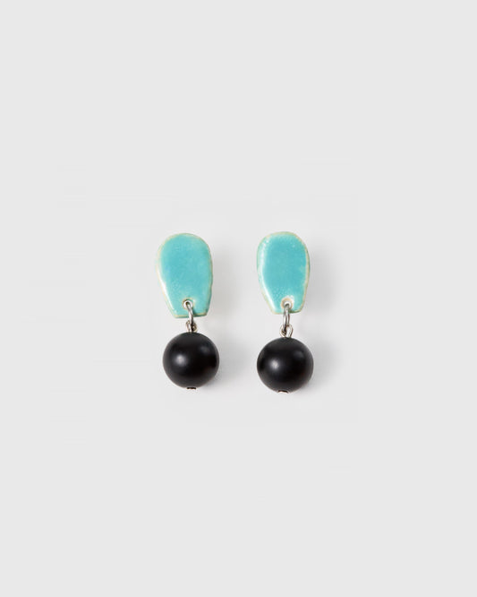 Jume Earring - Toothpaste/Onyx