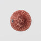 Plissé Silk Scrunchie - Blush