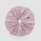 Raw Silk Scrunchie - Grey Pink