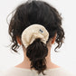 Plissé Silk Scrunchie - Off-White