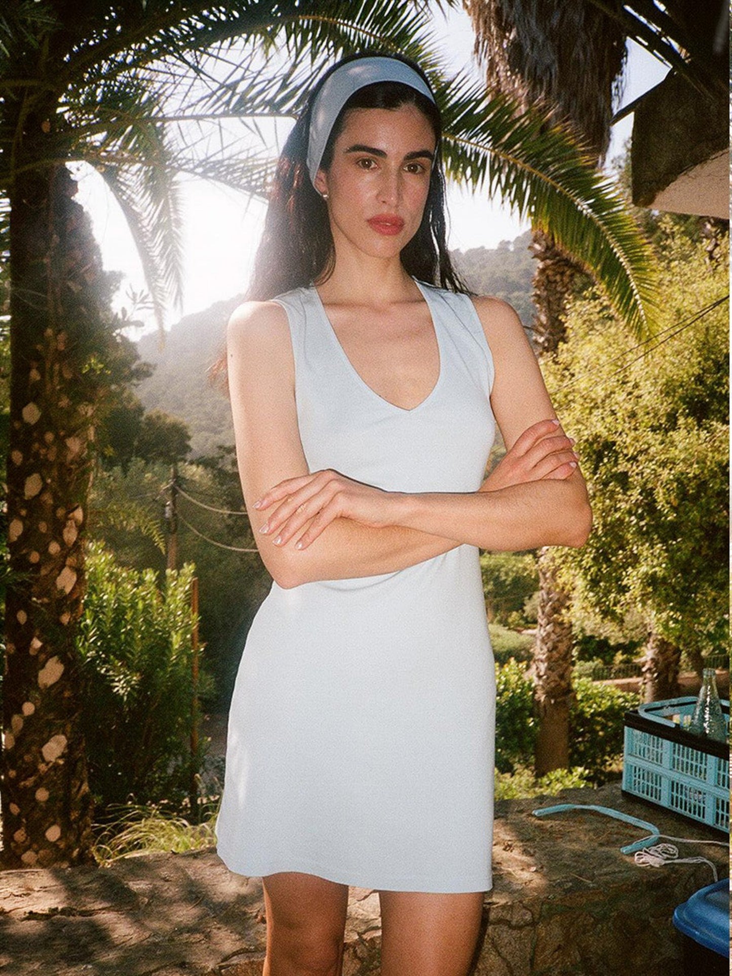 Carrie Mini Dress - Lagoon