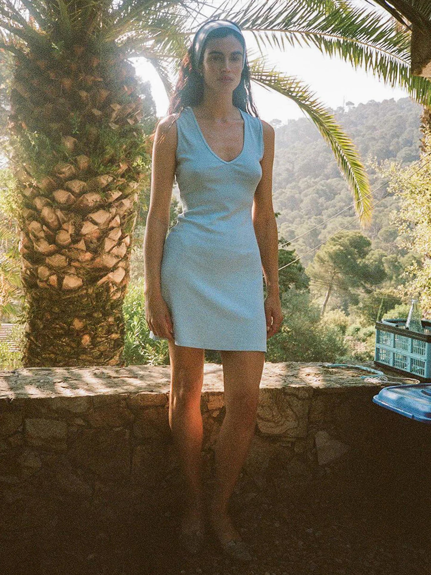 Carrie Mini Dress - Lagoon