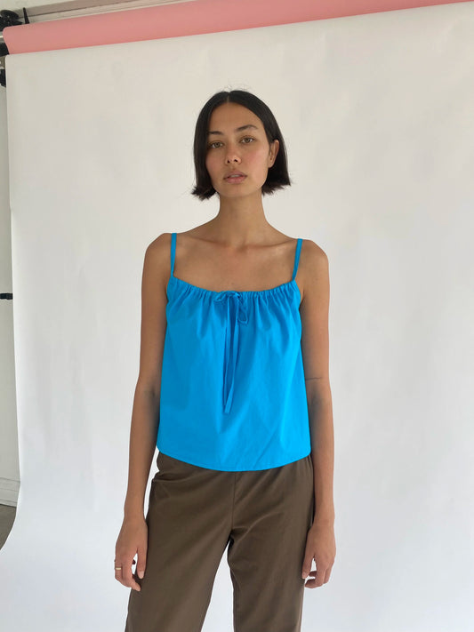 PRE ORDER: Bow Top - Turquoise