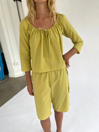 PRE ORDER: Scoop Top - Yellow