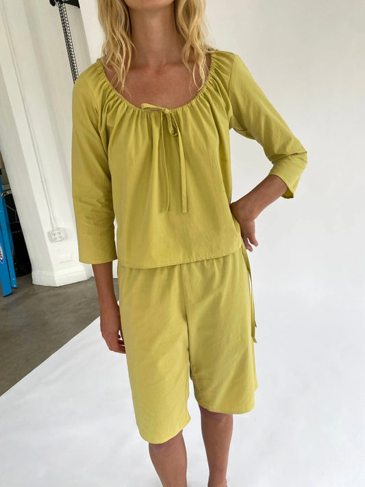 PRE ORDER: Scoop Top - Yellow