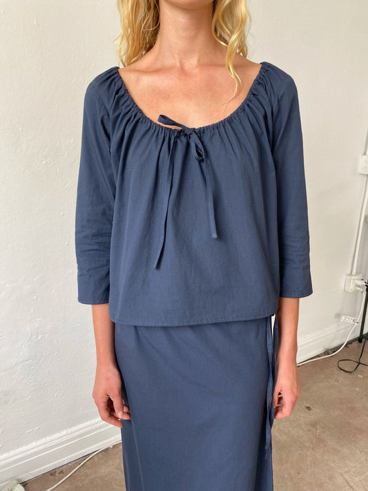 PRE ORDER: Scoop Top - Navy