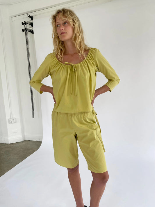 PRE ORDER: Scoop Top - Yellow