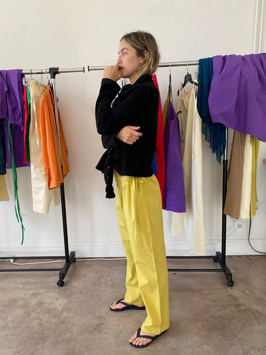 PRE ORDER: Tie Pants - Yellow