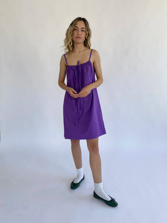 PRE ORDER: Bow Dress - Purple