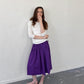 PRE ORDER: Tie Skirt - Purple
