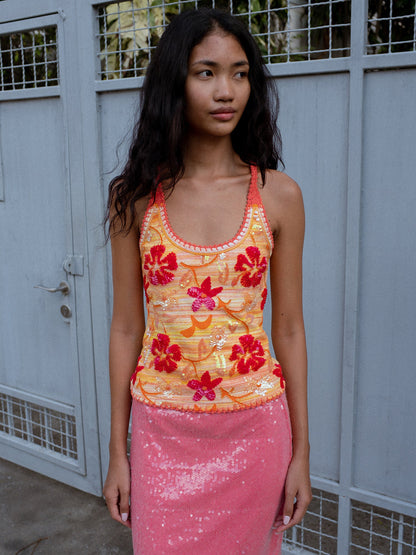 Ibisco Tank - Sunset