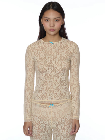 Scoby Top - Ivory Lace