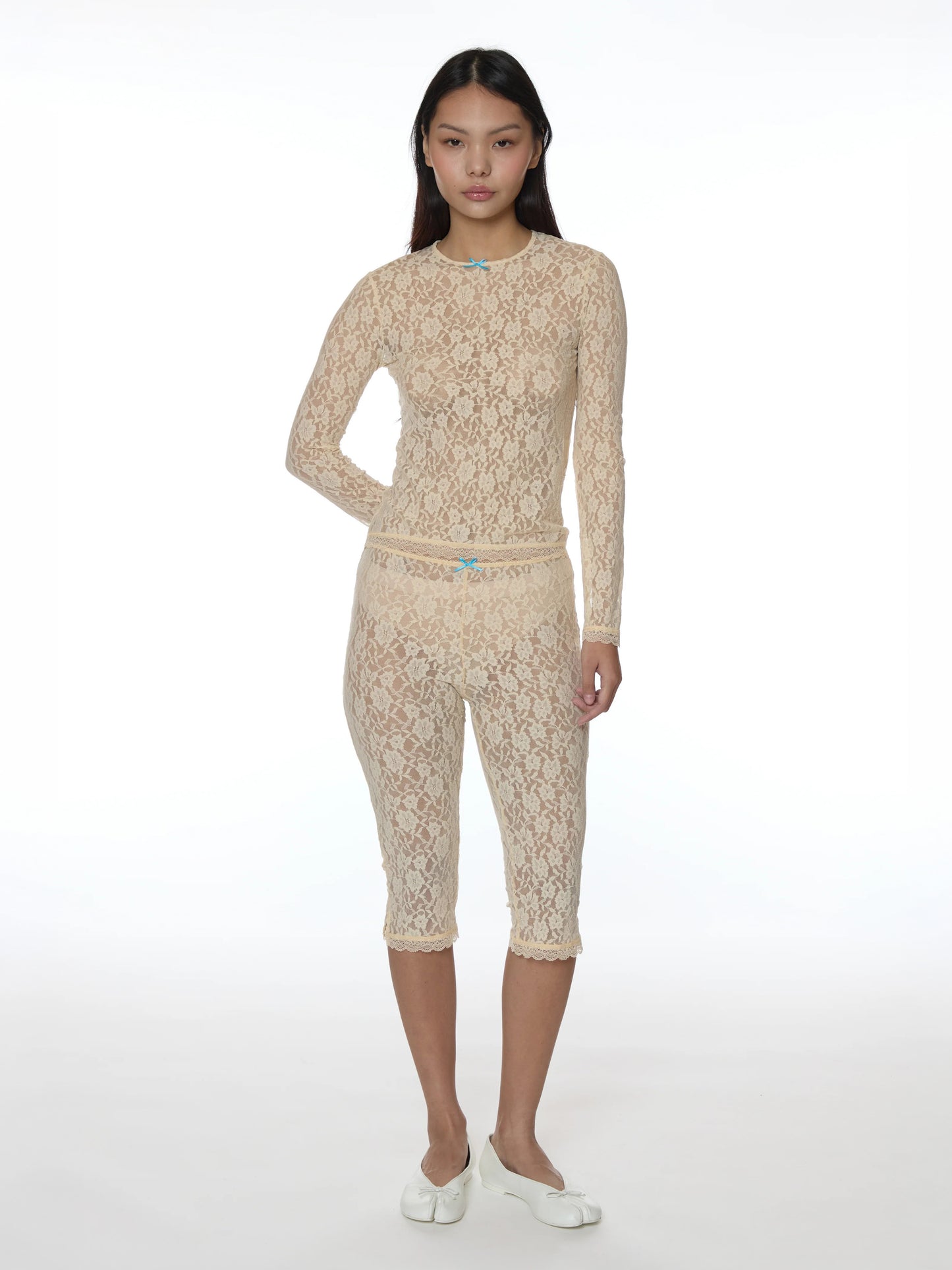 Barlow Capri - Ivory Lace