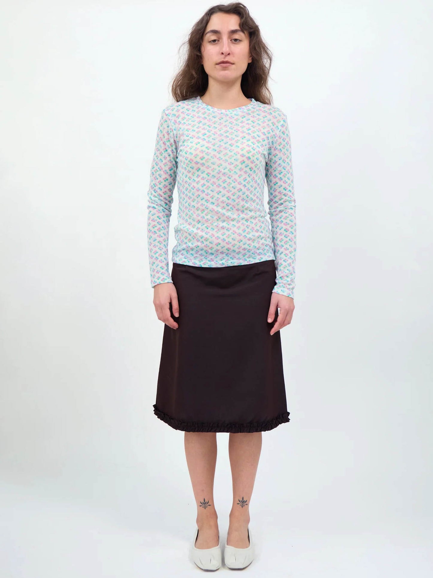 Bouquet Long Sleeve - Pink/Green