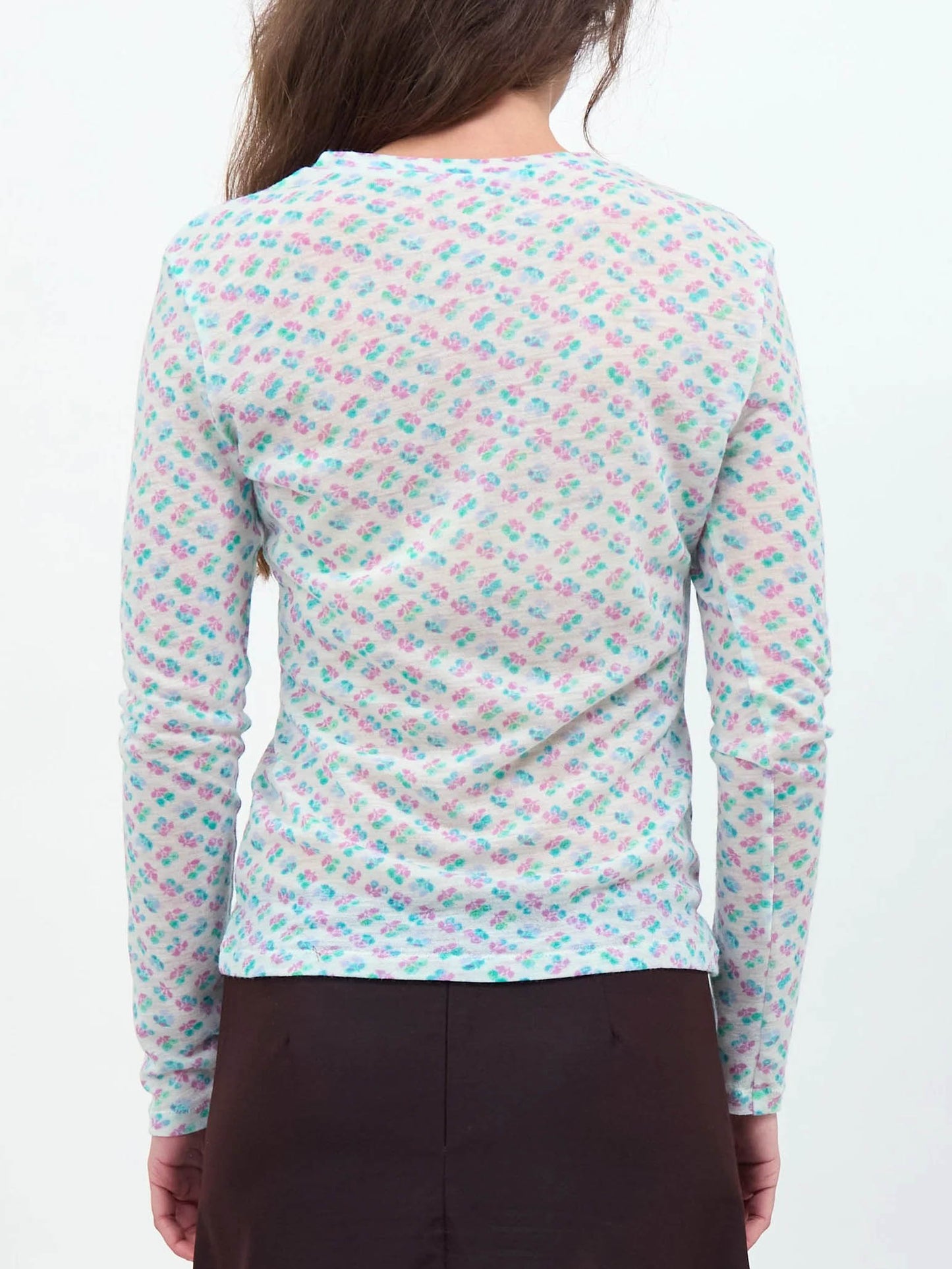 Bouquet Long Sleeve - Pink/Green