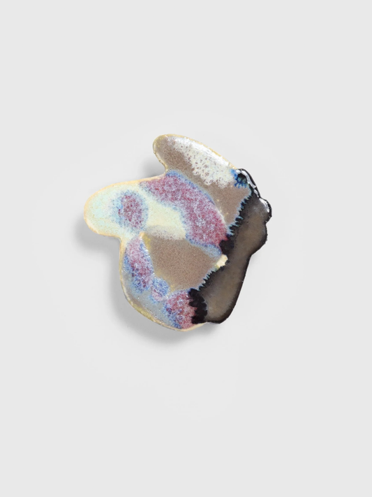 Stamp Brooch - Wisteria