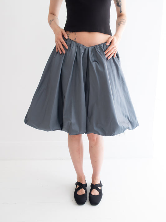 The Polonaise Skirt - Silver