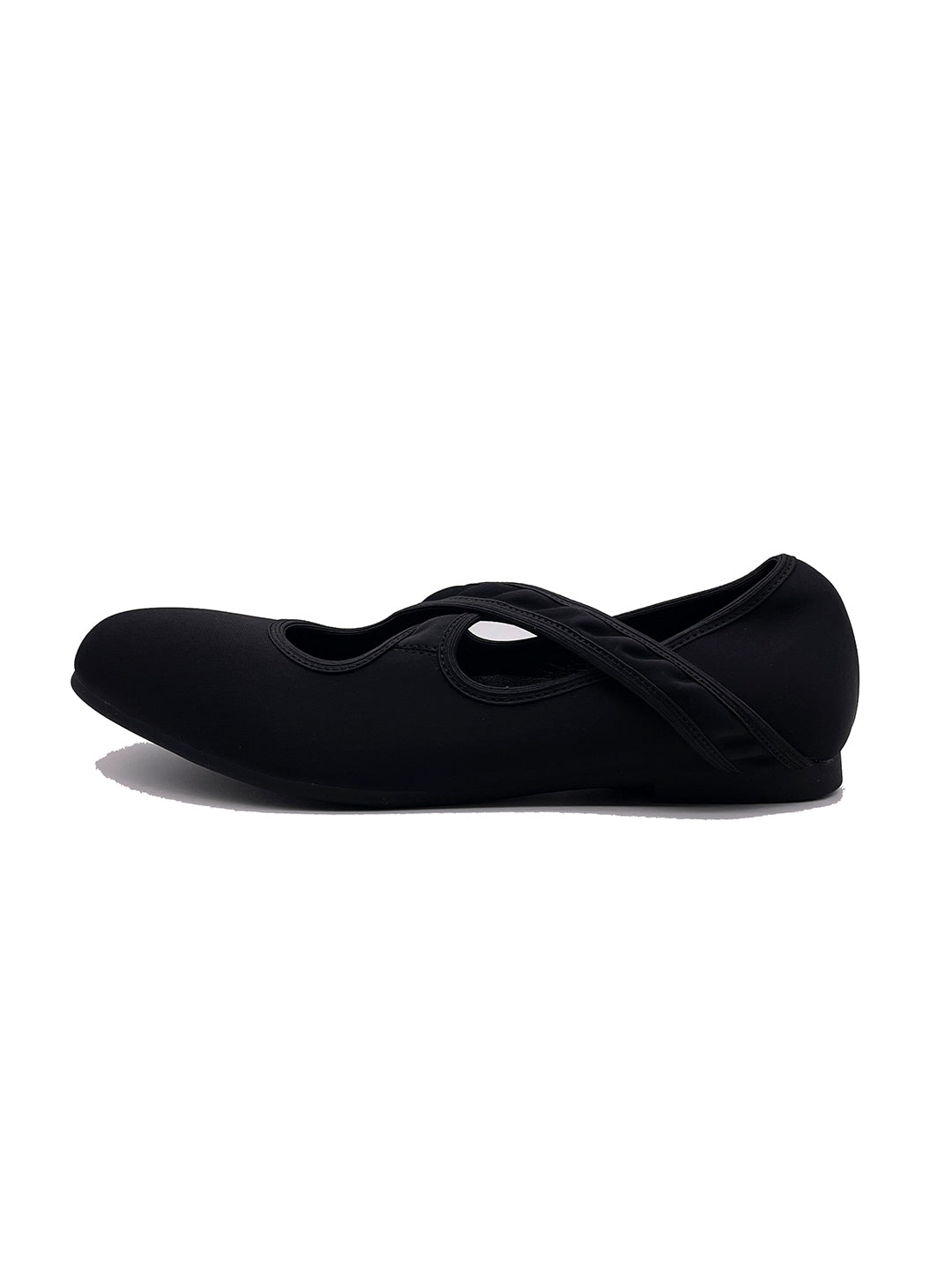 X Stretch Ballet Flat - Black