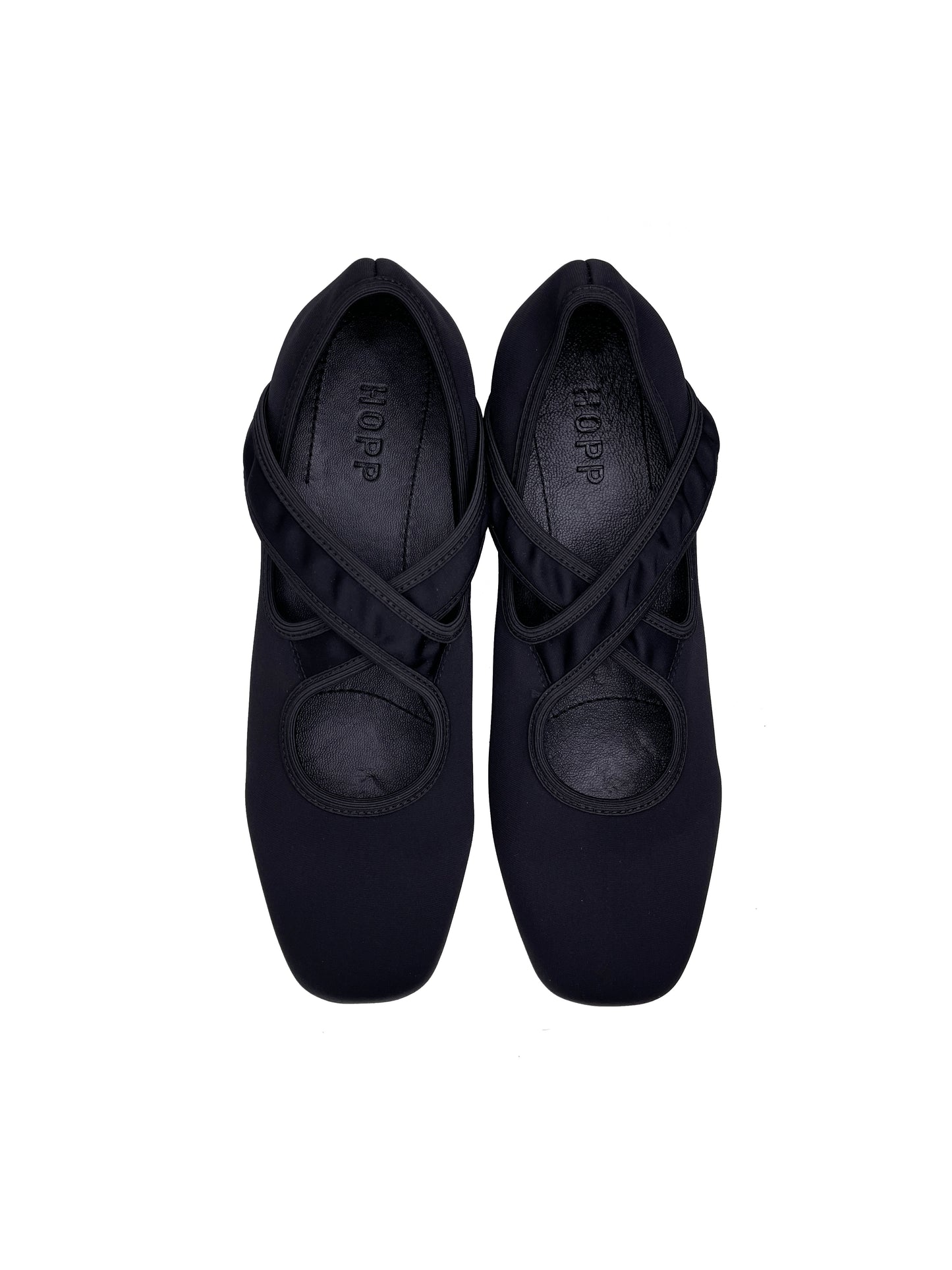 X Stretch Ballet Flat - Black